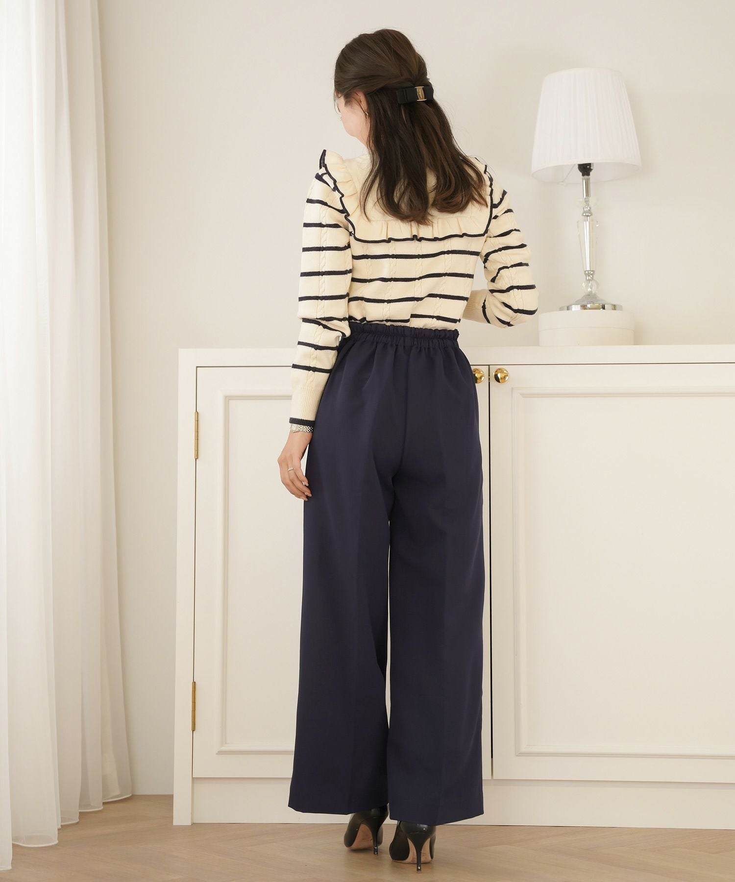 マリン ワイド パンツ le reve vaniller 全4色｜lvn721-2069【4
