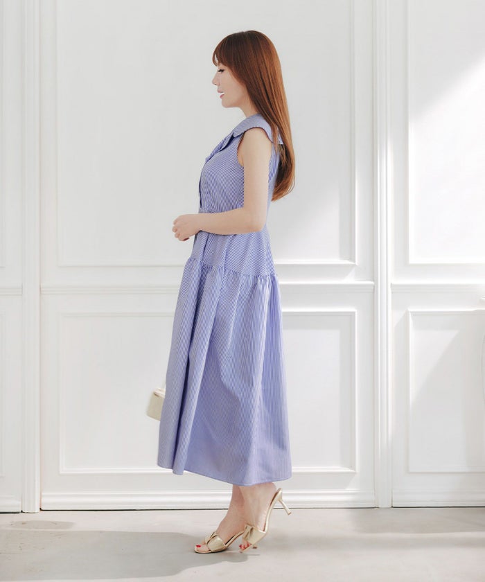 手洗い可上品きれいめ柄体型カバー大人可愛いオフィスカジュアルフェニミンオフィス白黒ジョイントスペース