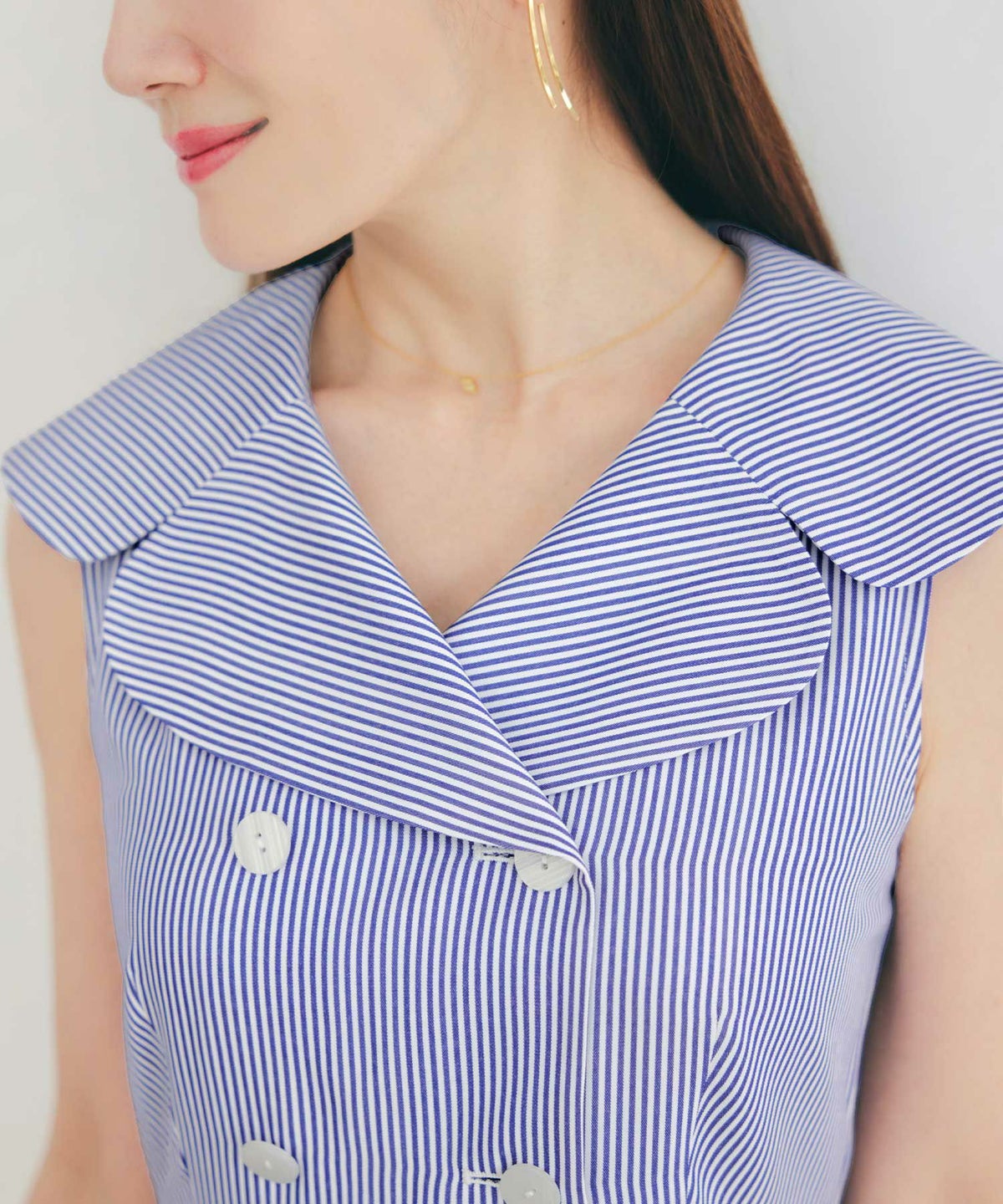 手洗い可上品きれいめ柄体型カバー大人可愛いオフィスカジュアルフェニミンオフィス白黒ジョイントスペース