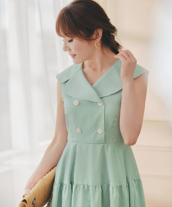 手洗い可上品きれいめ柄体型カバー大人可愛いオフィスカジュアルフェニミンオフィス白黒ジョイントスペース