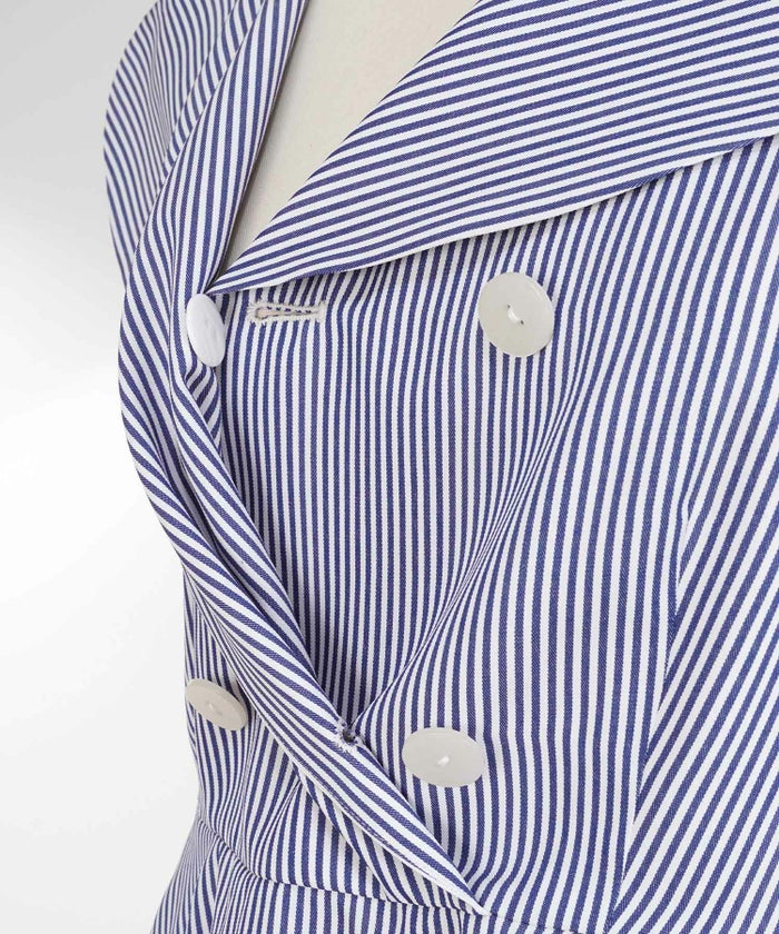 手洗い可上品きれいめ柄体型カバー大人可愛いオフィスカジュアルフェニミンオフィス白黒ジョイントスペース