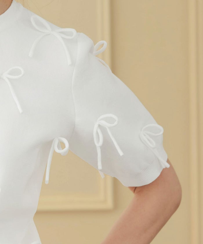 手洗い可ラウンドネック裾リブおしゃれフェミニン上品大人可愛いきれいめ大人カジュアルくるみ釦ジョイントスペース