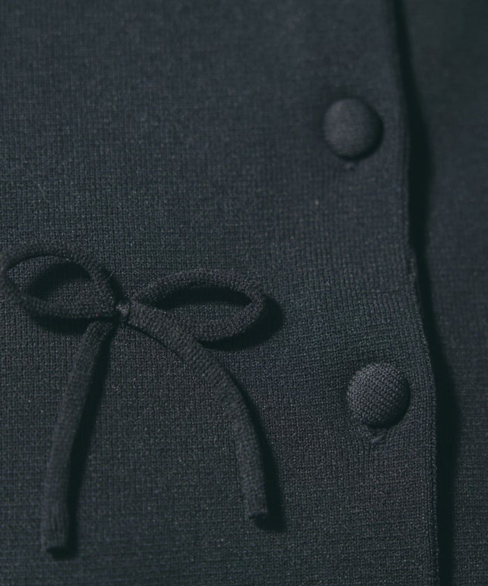 手洗い可ラウンドネック裾リブおしゃれフェミニン上品大人可愛いきれいめ大人カジュアルくるみ釦ジョイントスペース