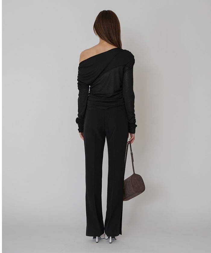 アシンメトリー ドレープ プルオーバー KINO THE KEI 全4色｜ktk521-0086【1】