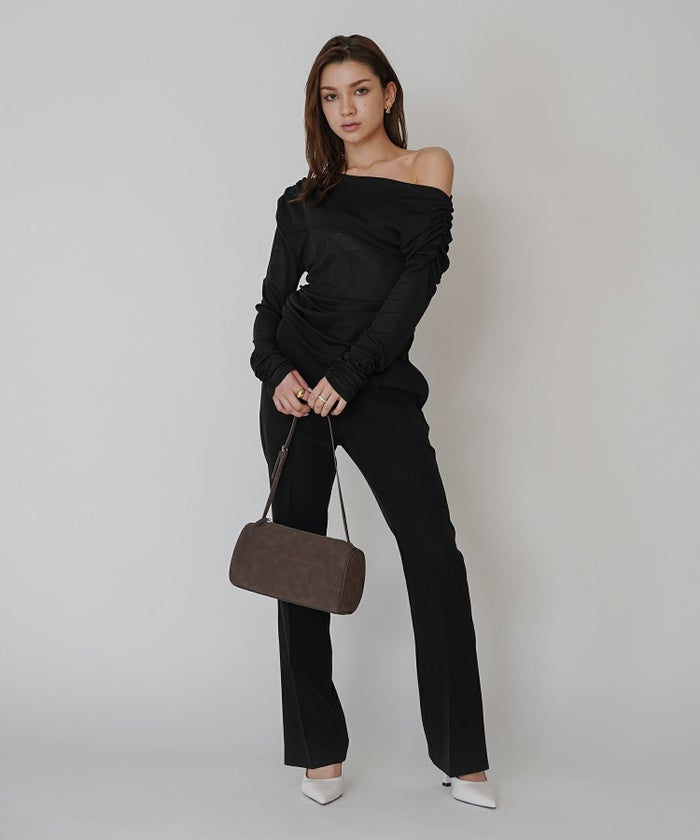 アシンメトリー ドレープ プルオーバー KINO THE KEI 全4色｜ktk521-0086【1】