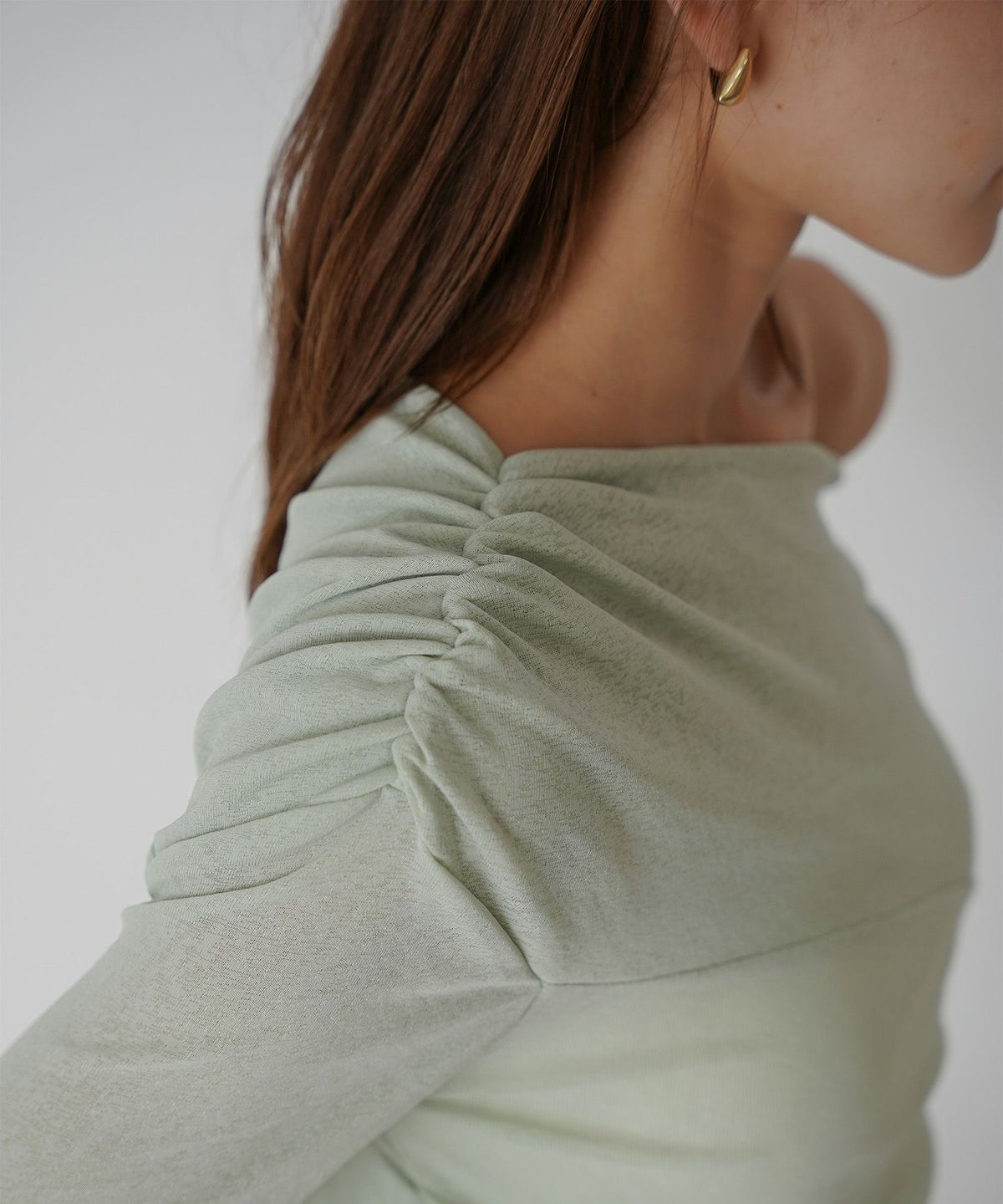 アシンメトリー ドレープ プルオーバー KINO THE KEI 全4色｜ktk521-0086【1】