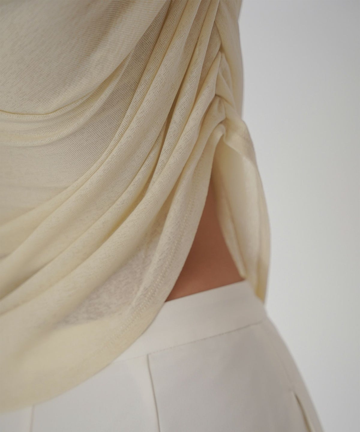 アシンメトリー ドレープ プルオーバー KINO THE KEI 全4色｜ktk521-0086【1】