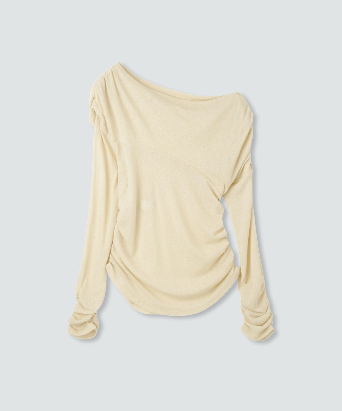 アシンメトリー ドレープ プルオーバー KINO THE KEI 全4色｜ktk521-0086【1】