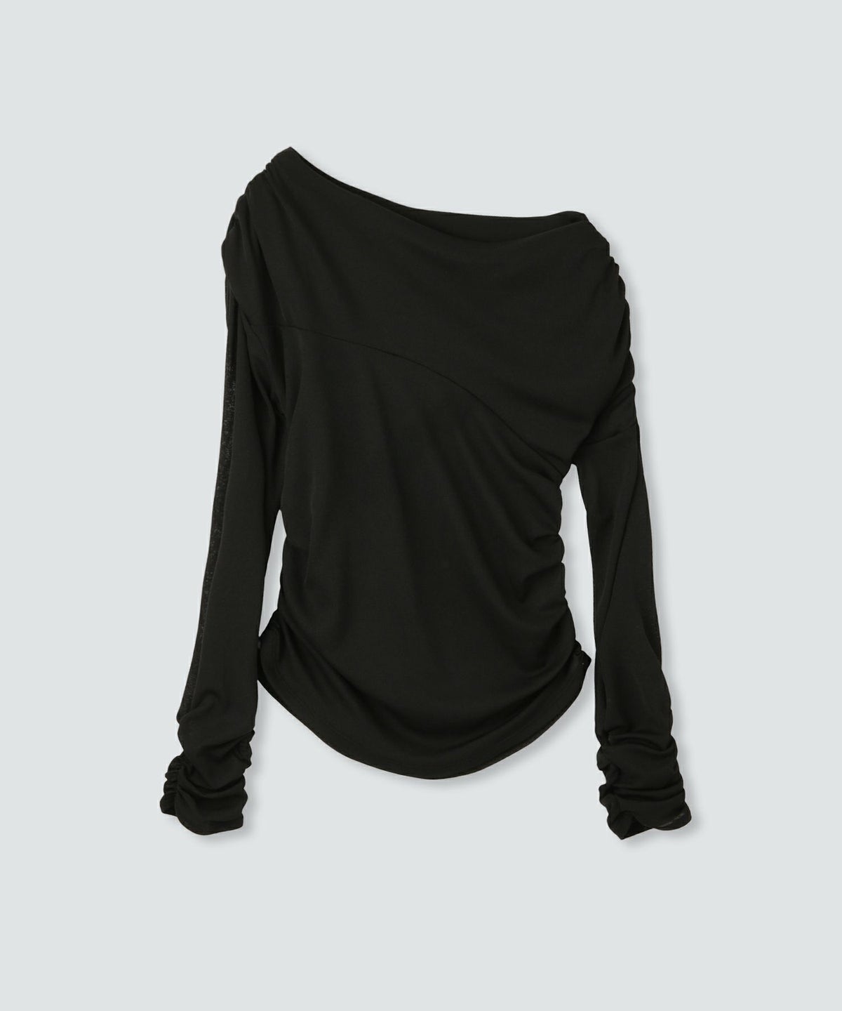 アシンメトリー ドレープ プルオーバー KINO THE KEI 全4色｜ktk521-0086【1】