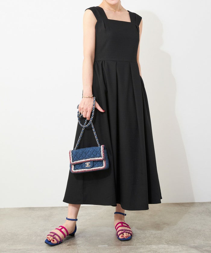 手洗い可ノースリーブフレアオケージョンセレモニーおしゃれフェミニン上品大人可愛いきれいめ夏ジョイントスペース