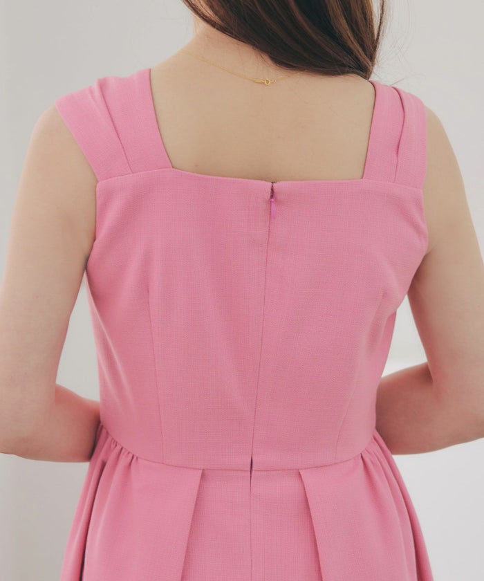 手洗い可ノースリーブフレアオケージョンセレモニーおしゃれフェミニン上品大人可愛いきれいめ夏ジョイントスペース