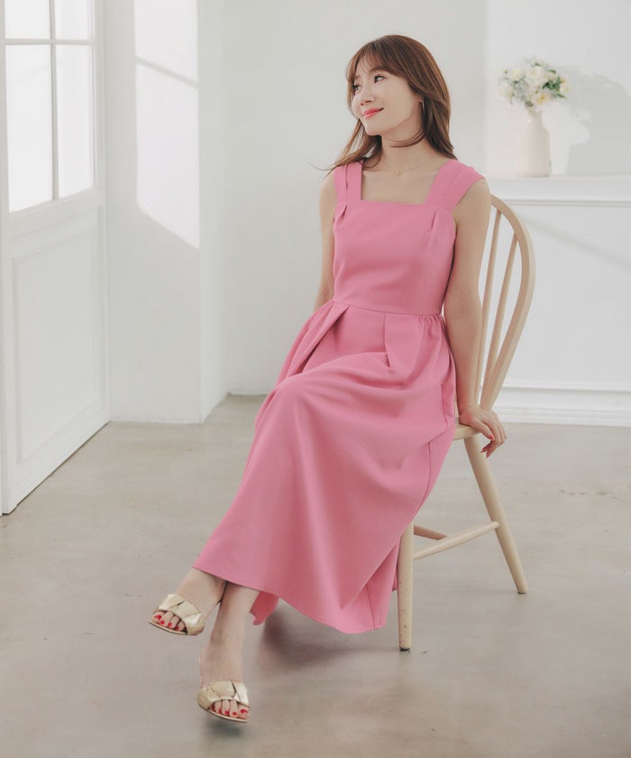 手洗い可ノースリーブフレアオケージョンセレモニーおしゃれフェミニン上品大人可愛いきれいめ夏ジョイントスペース