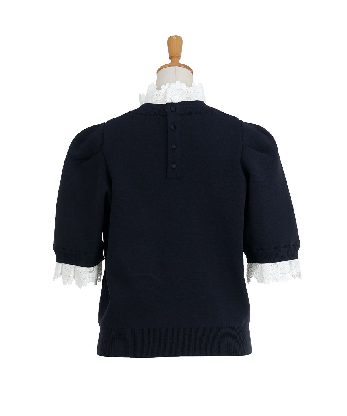 手洗い可ラウンドネック裾リブおしゃれフェミニンオフィス上品大人可愛いきれいめ大人カジュアルジョイントスペース