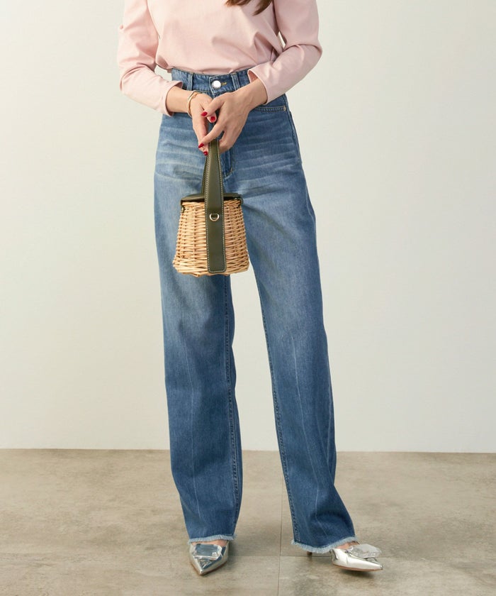 手洗い可かわいい上品きれいめ大人カジュアルセンタープレスフリンジオールシーズンロングシンプル美脚ジョイントスペース