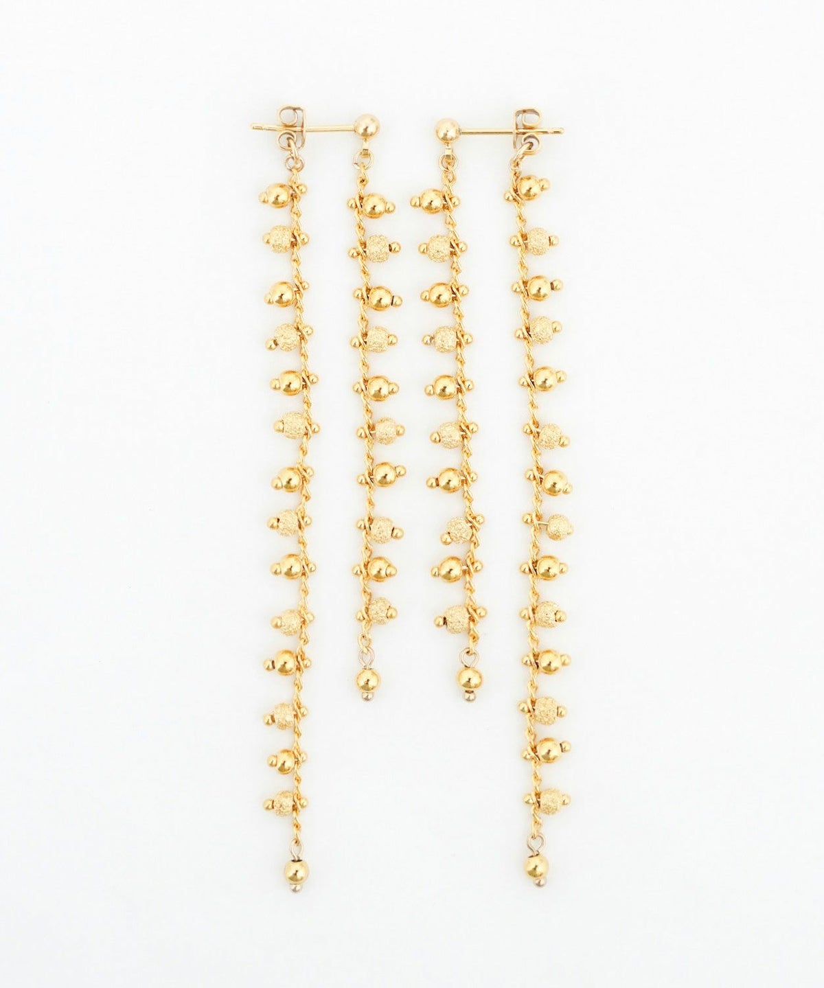 ボール コネクト ピアス Ball Connect Pierce 真鍮 涼し気 夏 ボール コネクト ピアス Ball Connect Pierce （Liala）