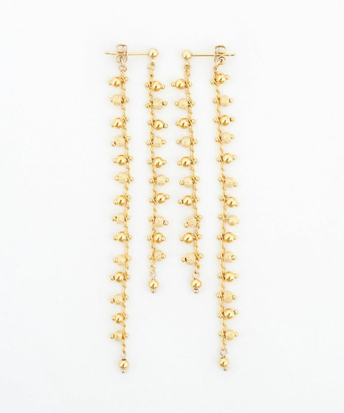 ボール コネクト ピアス Ball Connect Pierce 真鍮 涼し気 夏 ボール コネクト ピアス Ball Connect Pierce （Liala）