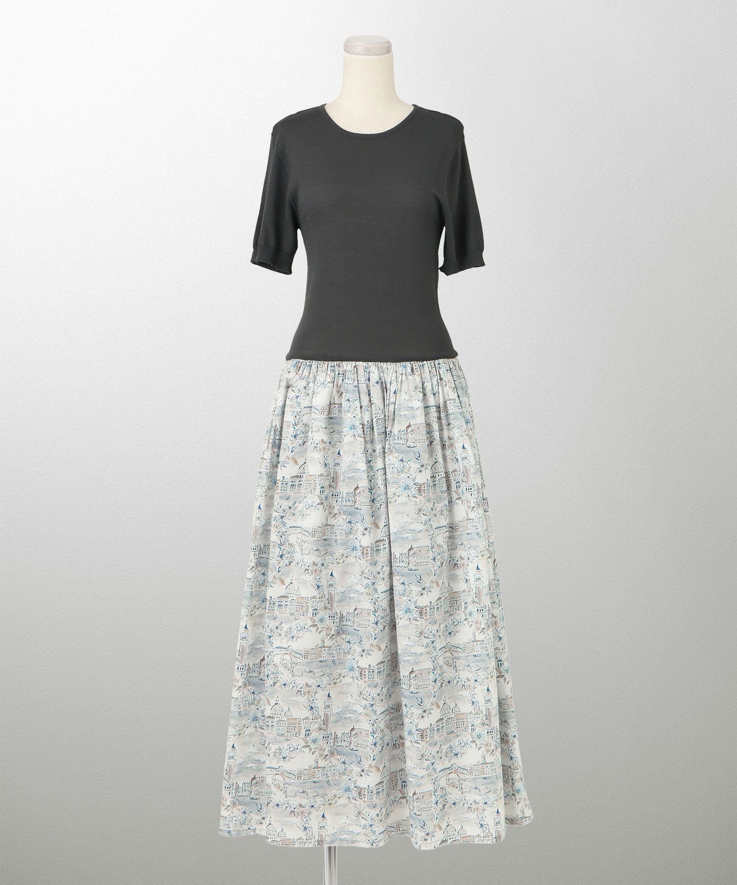 ドッキング ワンピース Made with Liberty Fabric HUIT 全3色｜hit321