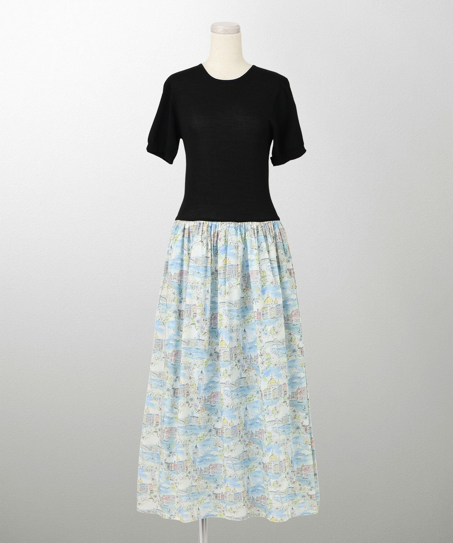 ドッキング ワンピース Made with Liberty Fabric HUIT 全3色｜hit321