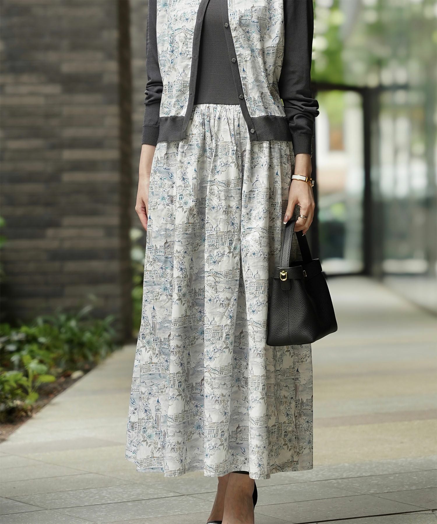ドッキング ワンピース Made with Liberty Fabric HUIT 全3色｜hit321