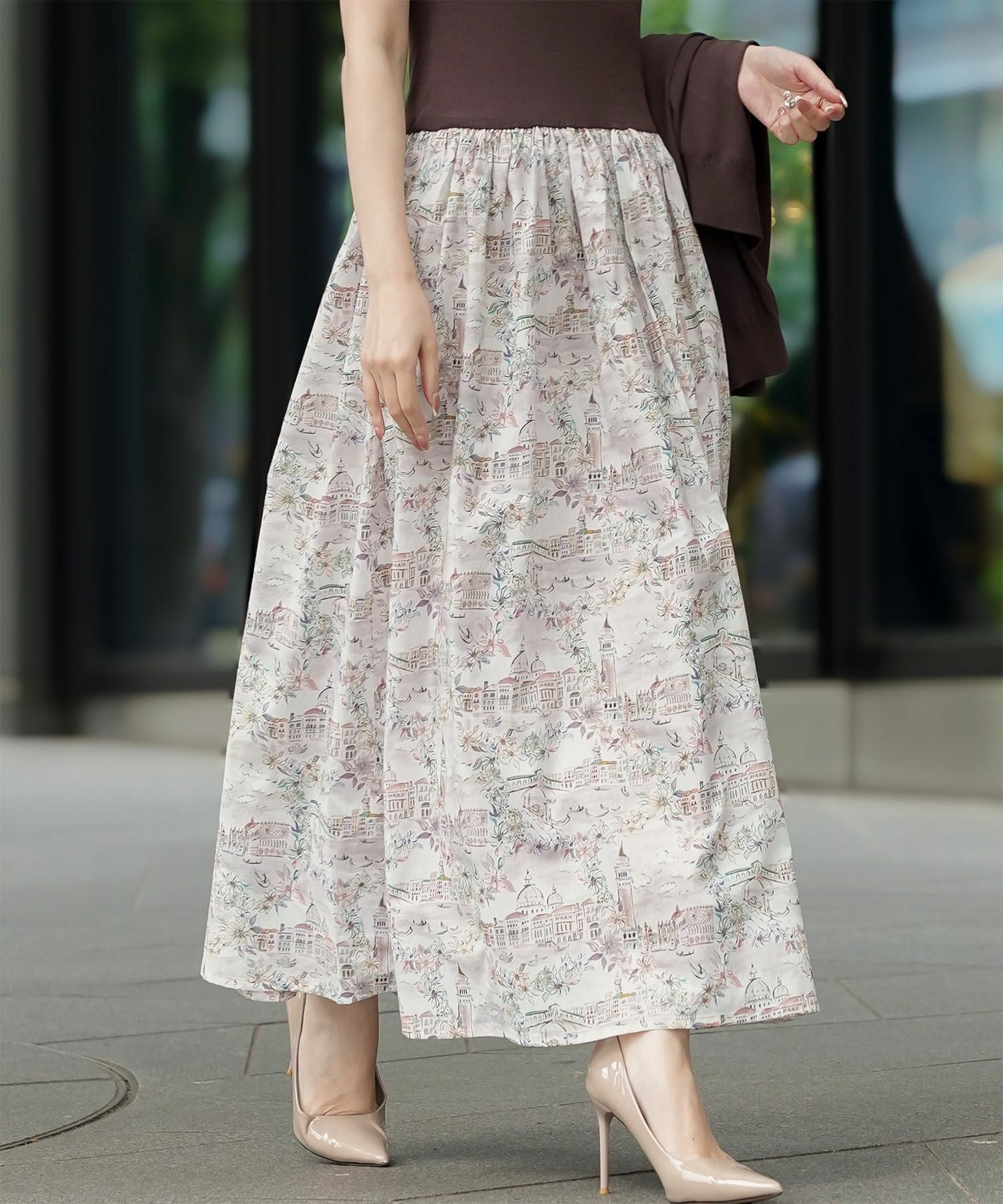 ドッキング ワンピース Made with Liberty Fabric HUIT 全3色｜hit321