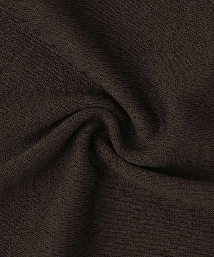 レディース ドッキングワンピース  サマーニット リバティ柄 半袖 きれいめ 上品 洗える チャコール ブラウン ブラック S M