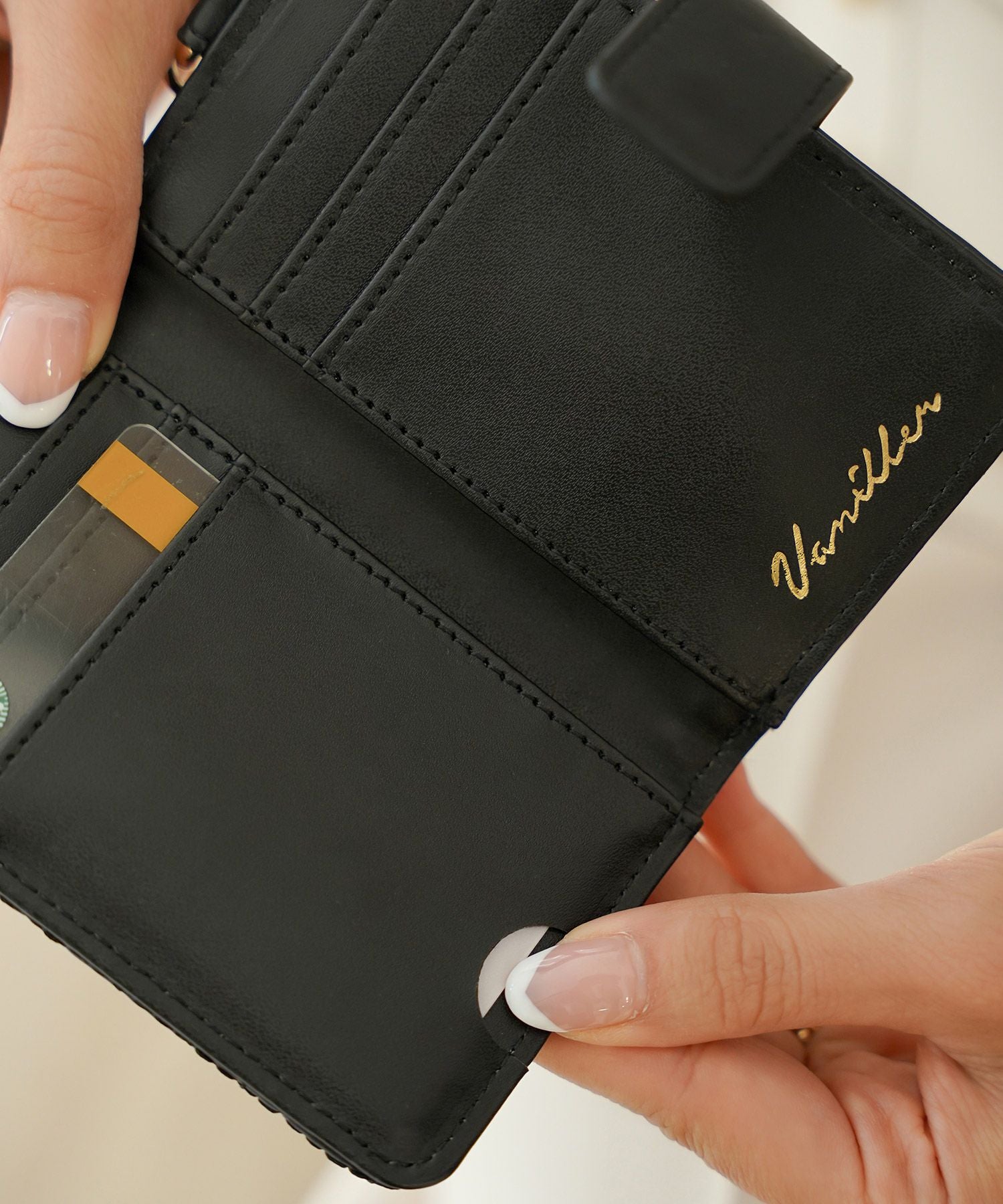 オリジナル ハートキルティング マルチ カードケース le reve vaniller