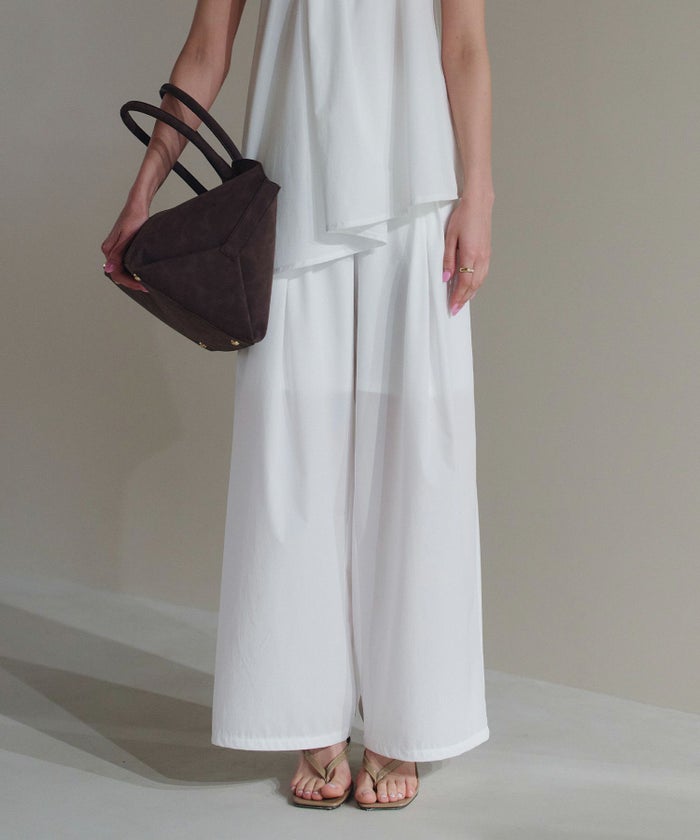 ダブル タック ワイド パンツ KINO THE KEI