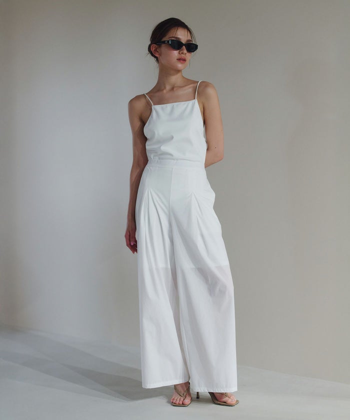 ダブル タック ワイド パンツ KINO THE KEIダブル タック ワイド パンツ KINO THE KEI