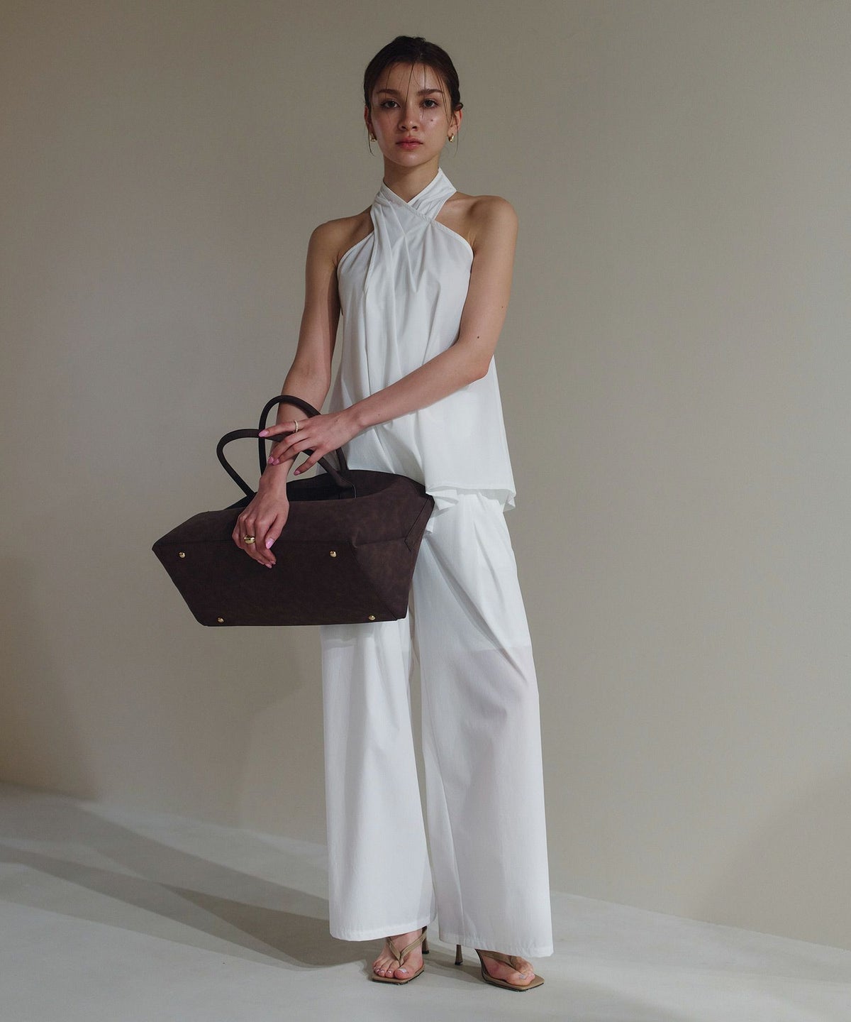 ダブル タック ワイド パンツ KINO THE KEI