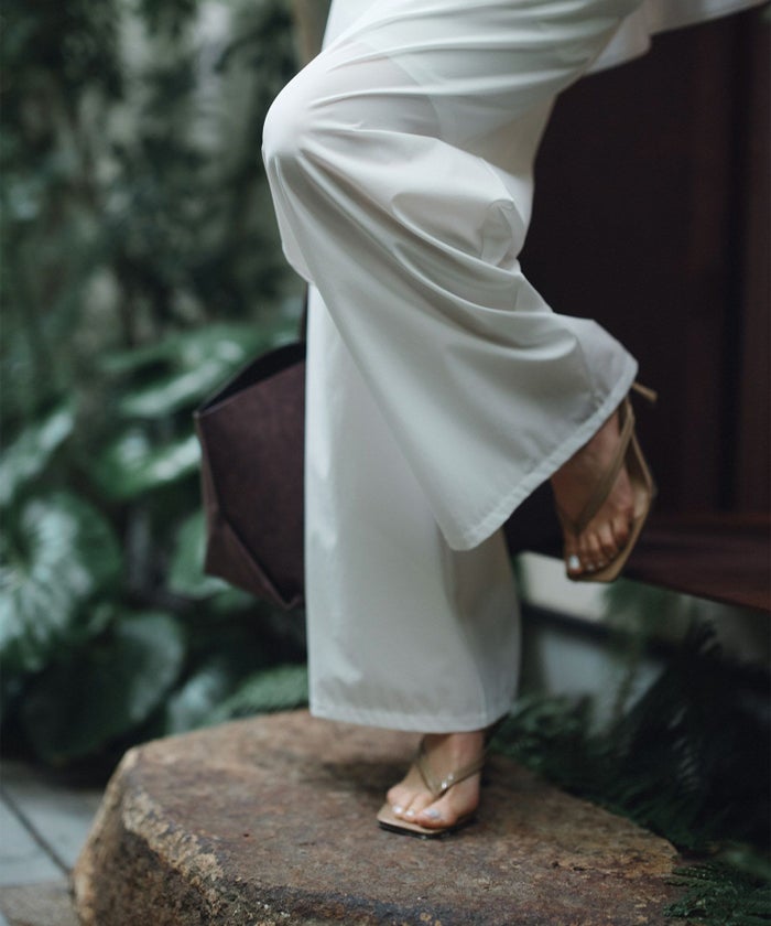 ダブル タック ワイド パンツ KINO THE KEI