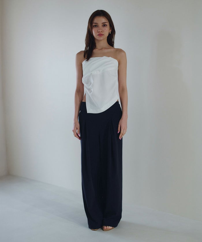 ダブル タック ワイド パンツ KINO THE KEI