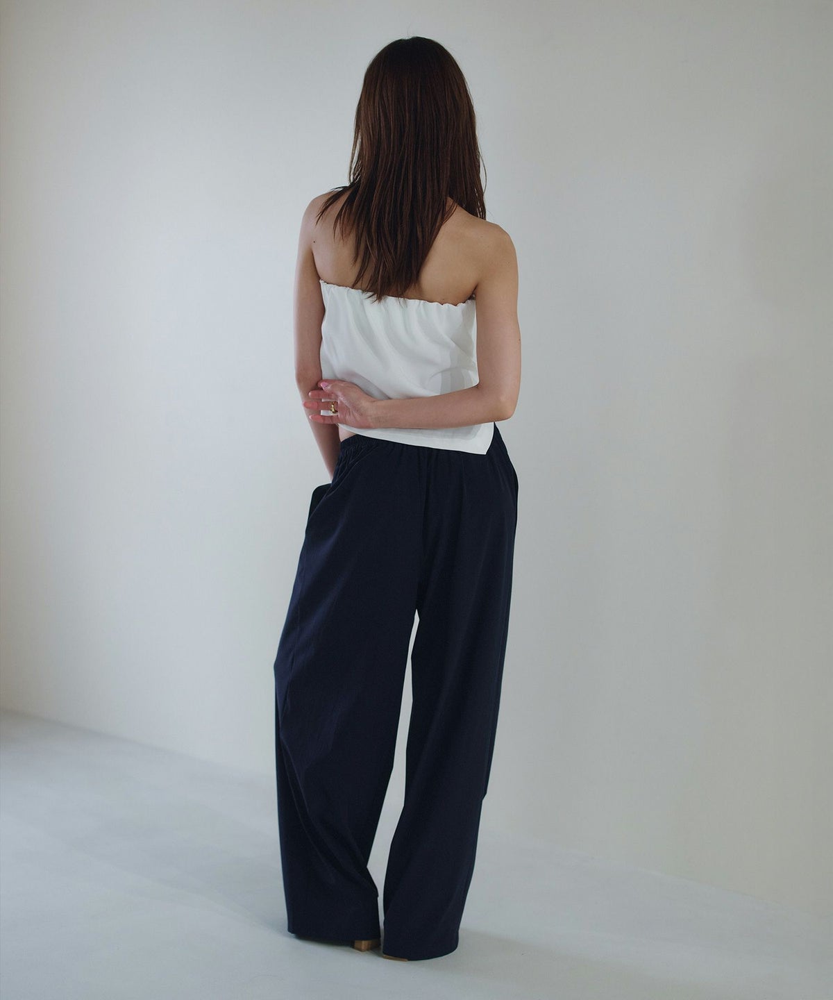 ダブル タック ワイド パンツ KINO THE KEI