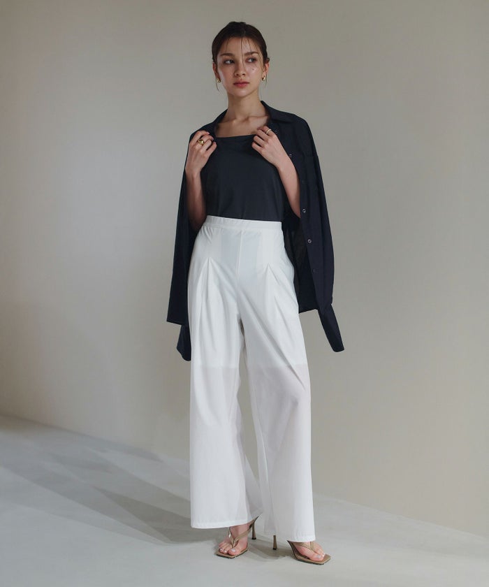 ダブル タック ワイド パンツ KINO THE KEI