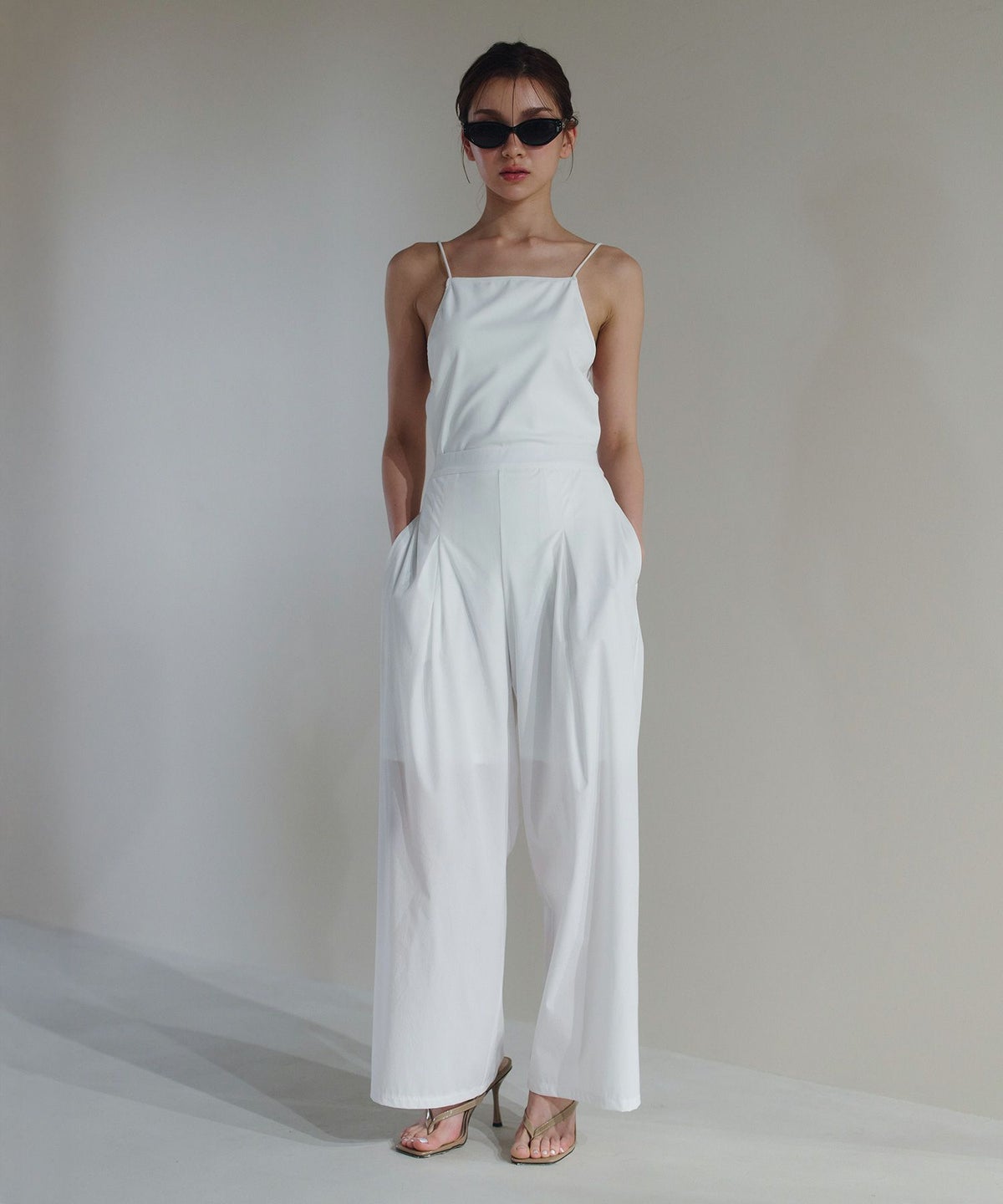 ダブル タック ワイド パンツ KINO THE KEI