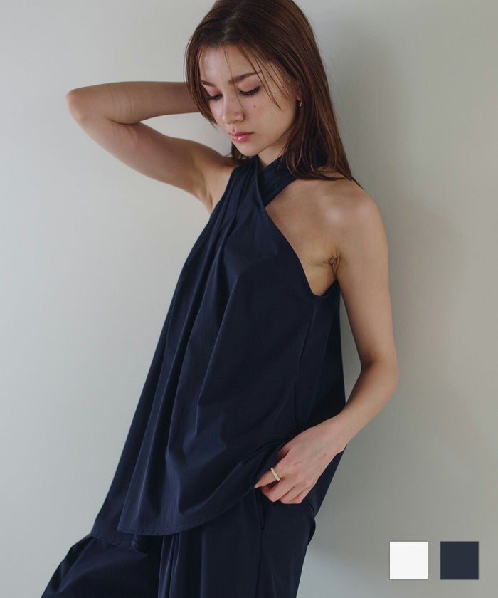 ホルター アシンメトリー ブラウス KINO THE KEI ホルター アシンメトリー ブラウス ( セットアップ可 ) KINO THE KEI