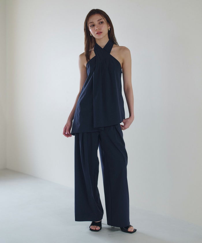 ホルター アシンメトリー ブラウス KINO THE KEI