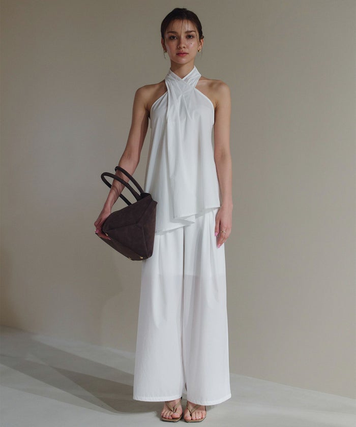 ホルター アシンメトリー ブラウス KINO THE KEI