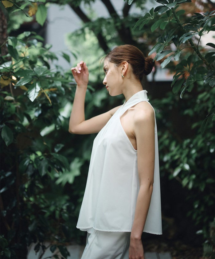 ホルター アシンメトリー ブラウス KINO THE KEI