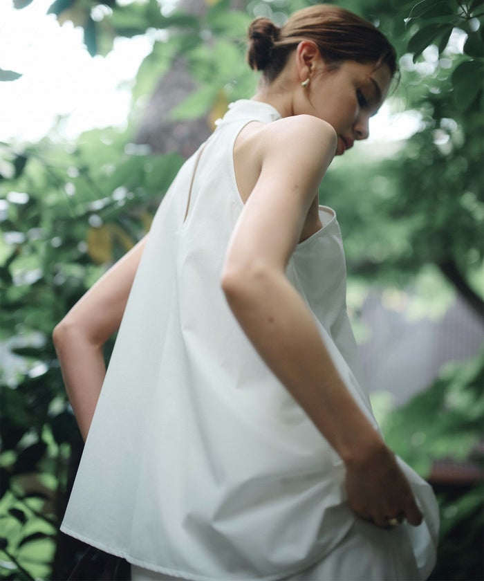 ホルター アシンメトリー ブラウス KINO THE KEI