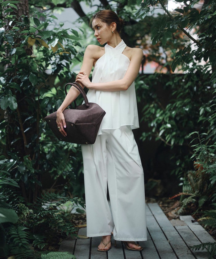 ホルター アシンメトリー ブラウス KINO THE KEI