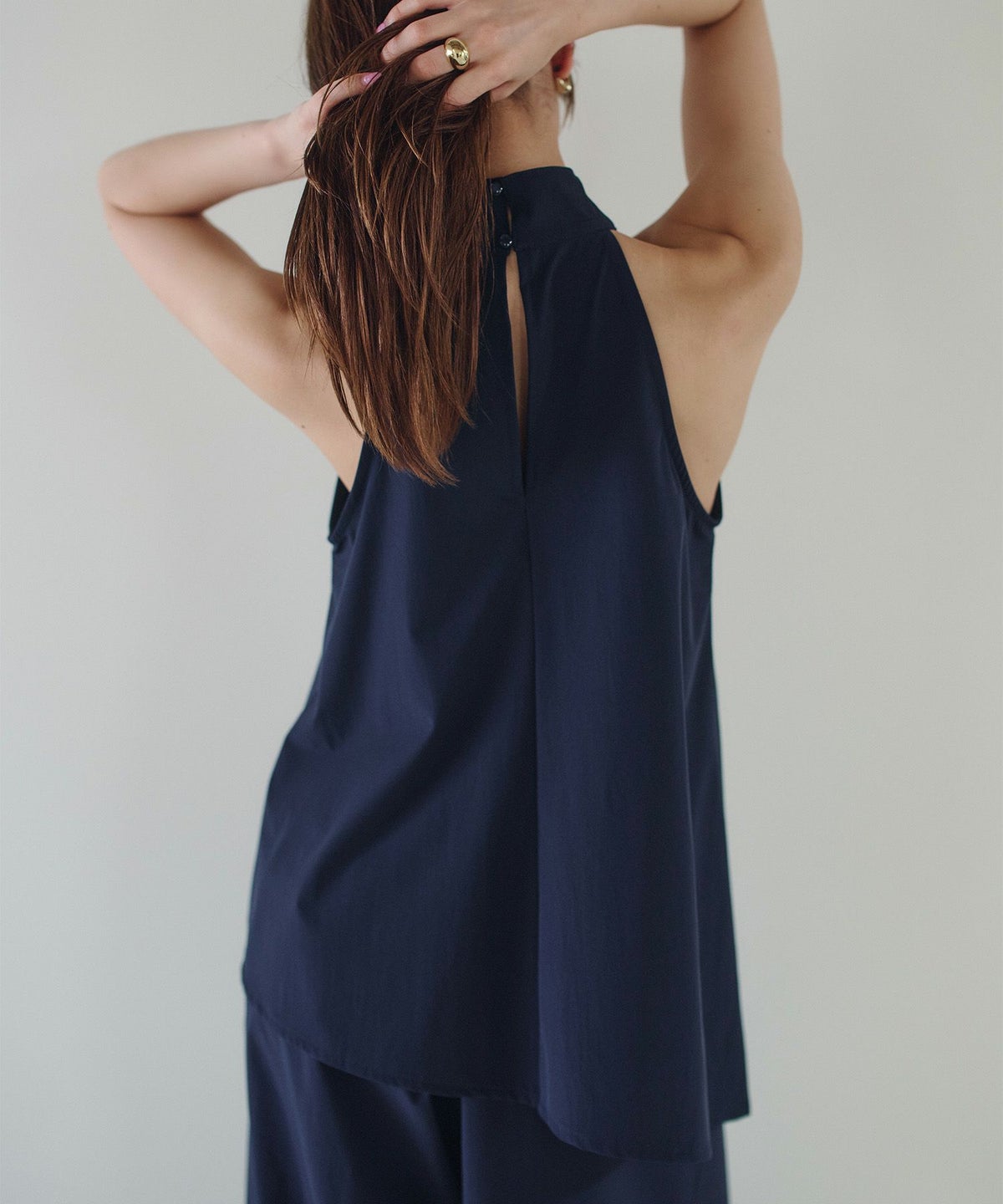 ホルター アシンメトリー ブラウス KINO THE KEI