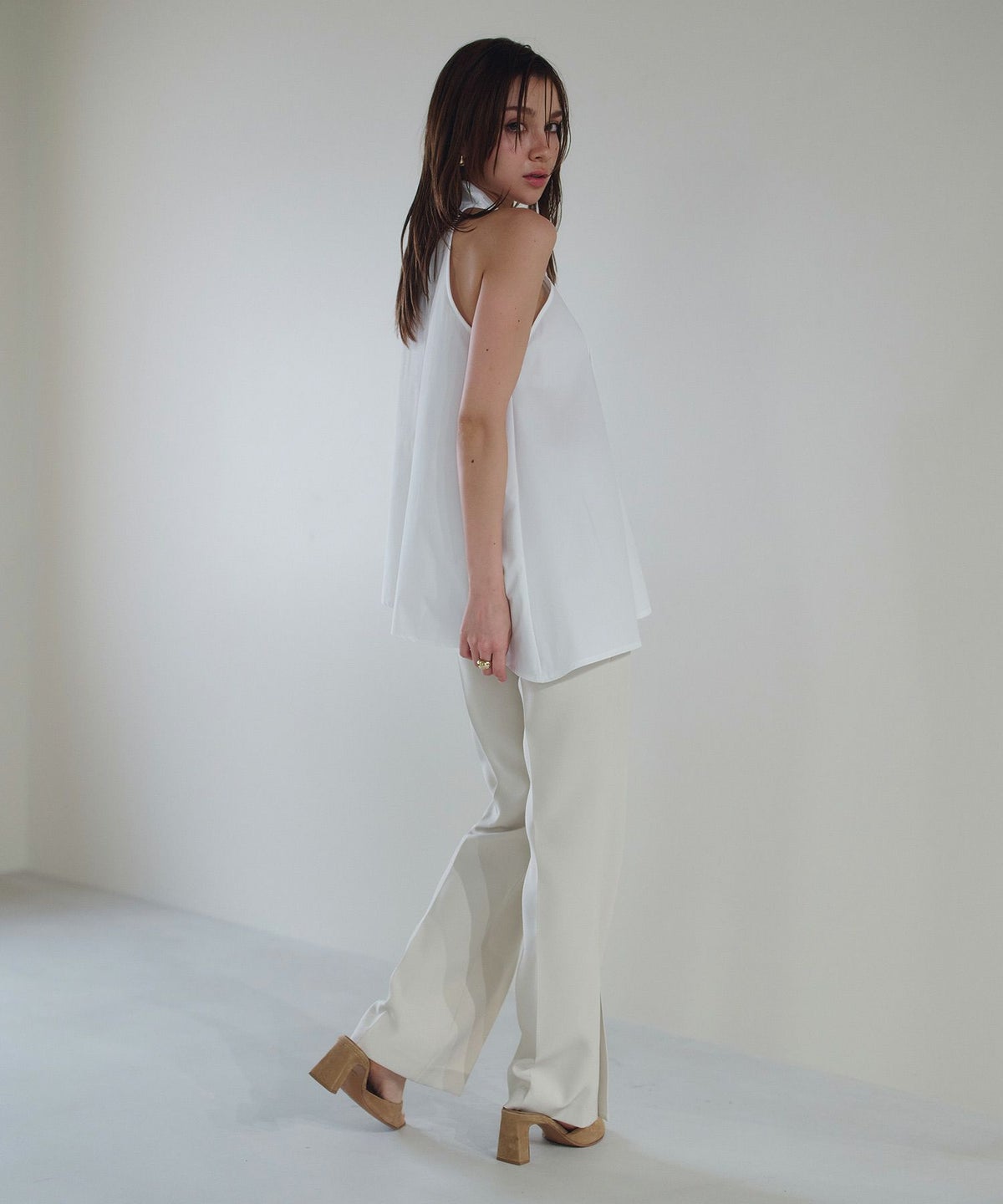 ホルター アシンメトリー ブラウス KINO THE KEI