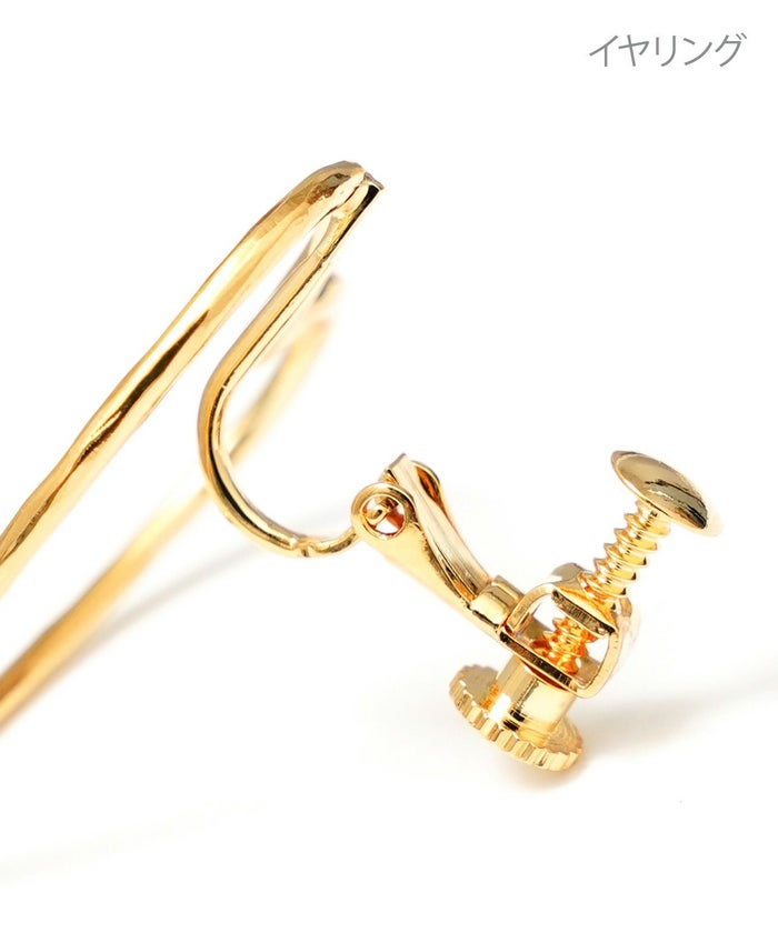 ハート フレーム ピアス イヤリング Heart Flame Pierce Earring