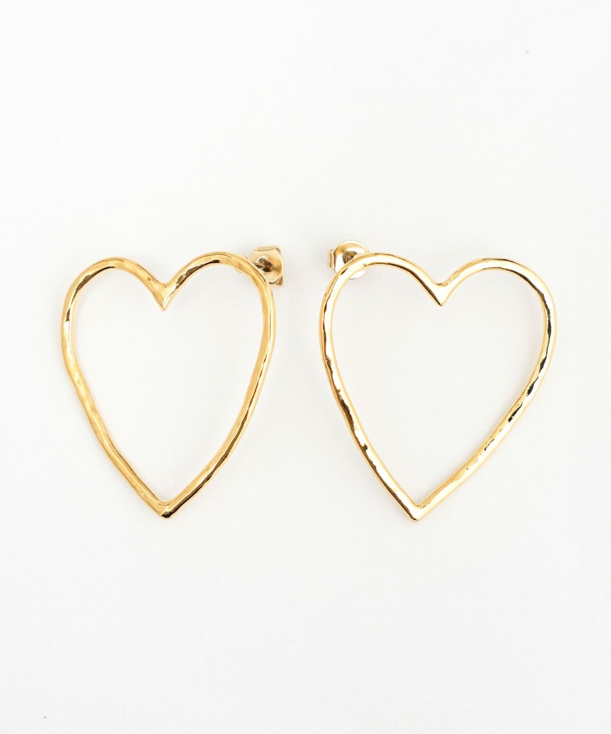 ハート フレーム ピアス イヤリング Heart Flame Pierce Earring