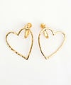ハート フレーム ピアス イヤリング Heart Flame Pierce Earring