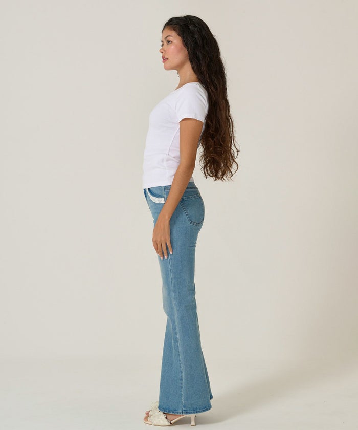 トップス/Tシャツ/ボートネック/ホワイ