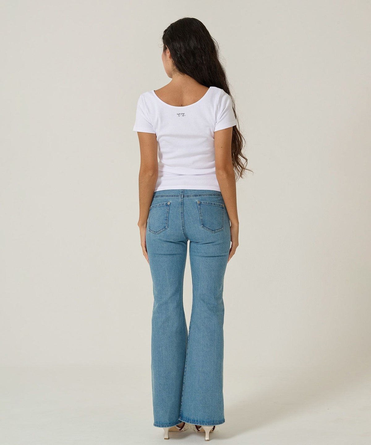 トップス/Tシャツ/ボートネック/ホワイ