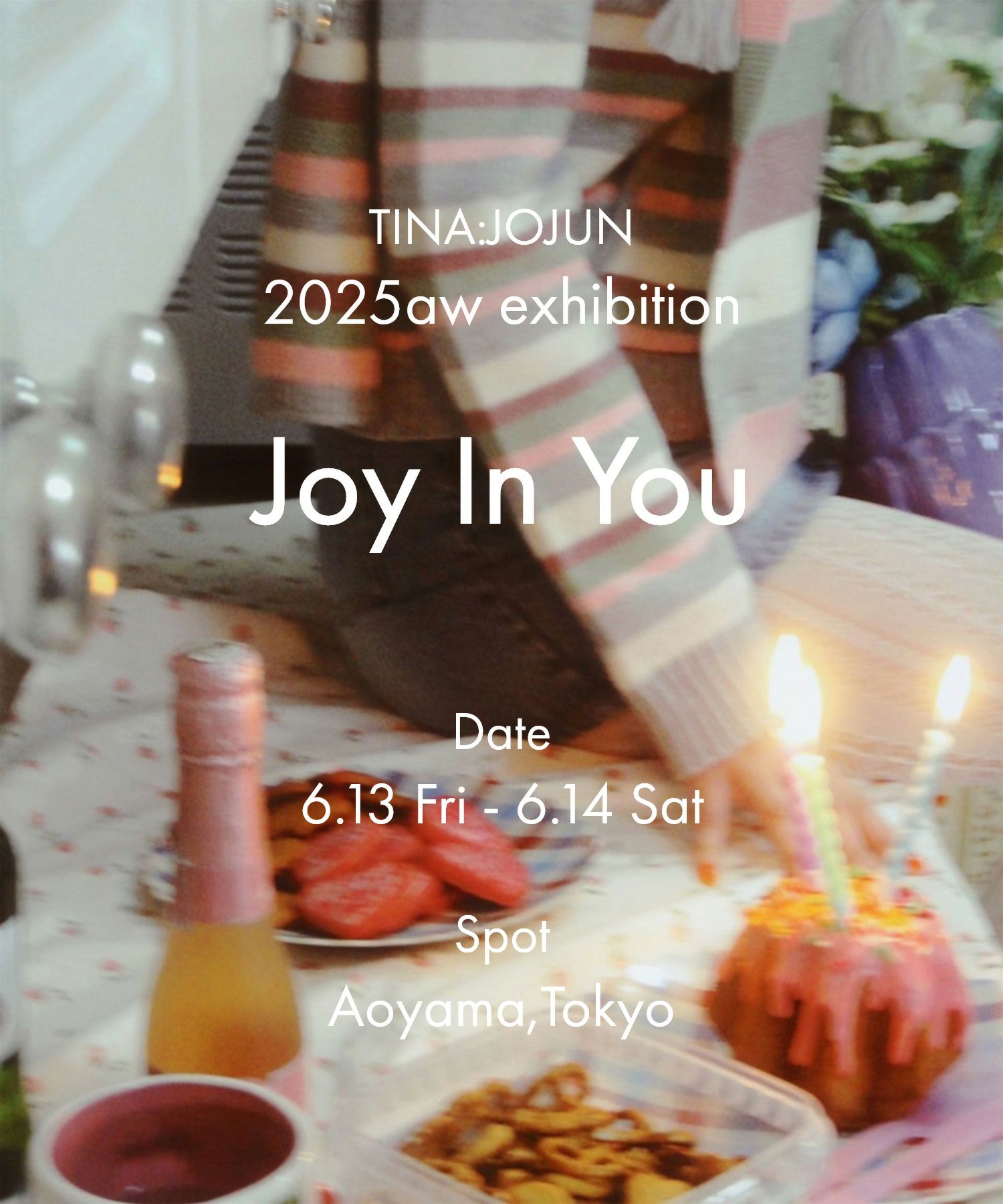 2025AW Exhibition 展示会ご来場予約 TINA：JOJUN 全3色｜tnj929-1152