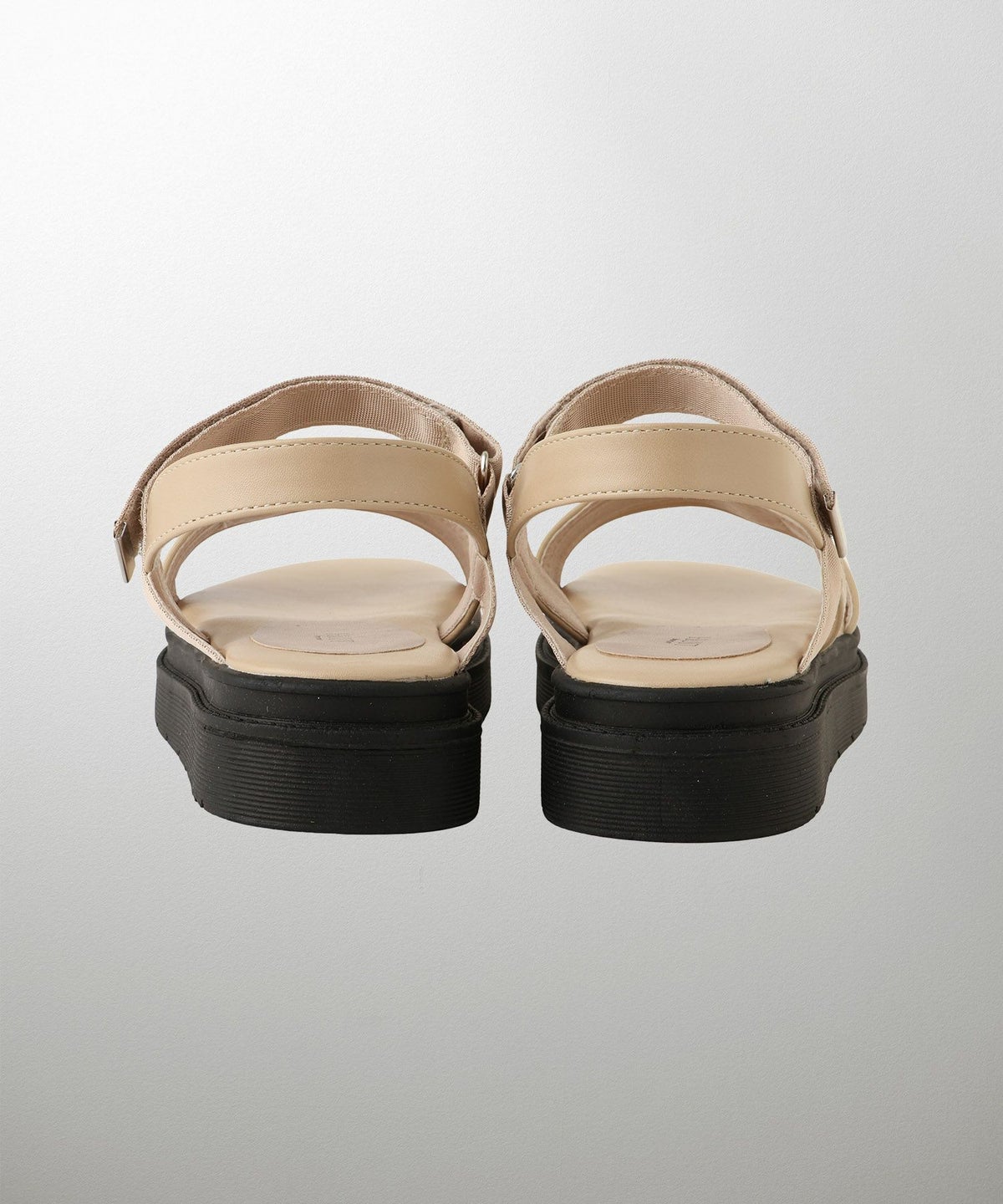 セレクト サンダル スポーツサンダル 厚底 サテン 歩きやすい シルバー ベージュ ブラック S M L LL