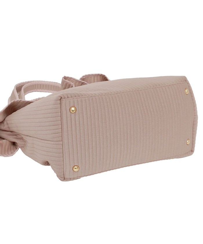 新色 バッグ グッズ トートバッグ 大容量 フリル フェミニン ナチュラル